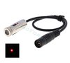 5mW Focusing Red (650nm) Laser Module (12mm) with 5.5mm Power Cable Dot Pattern