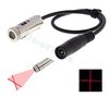 5mW Adjustable Focus Red (650nm) Laser Module (12mm) with 5.5mm Power Cable Cross-line Pattern