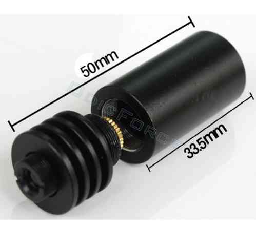 Heatsink / Laser Diode Housing for 5.6mm Diodes with Focusing Lens (16mm)