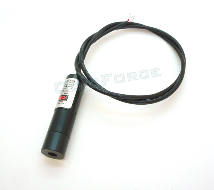 Precision Adjustable Focus 635nm Bright Red Line Laser Module 5mW (16mm) V2 (Extended Cable)