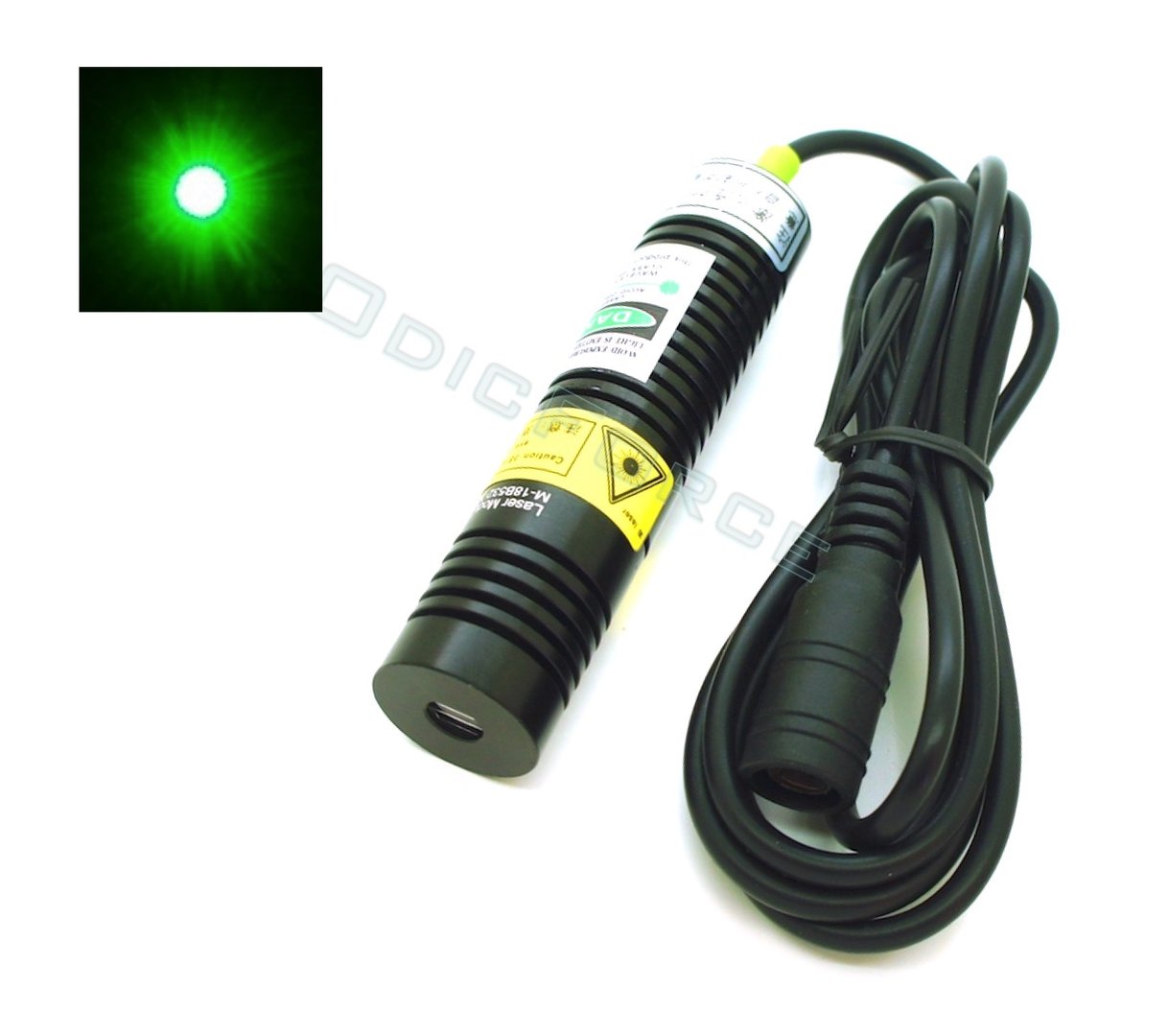 30mW Green (532nm) Laser Dot Module  (18mm) 5V