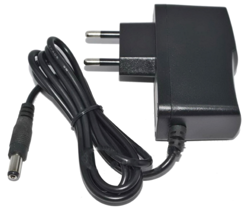 Euro Plug DC 5V 1A Switching Power Supply Adapter 100-240V Input,  5.5mm x 2.1mm Connector