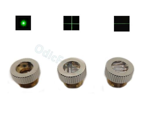 SET Cross / Line / Dot 200-1100nm 9mm x 0.5mm Thread Lens Assembly for 12mm Laser Modules
