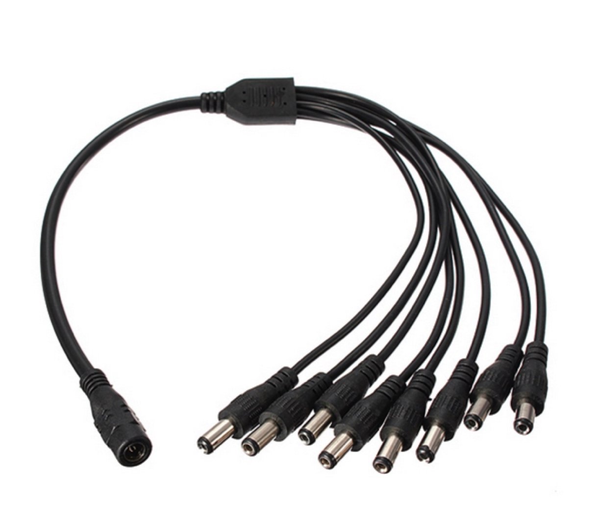 8 Way Power Splitter Cable for 5.5mm x 2.1mm PSU