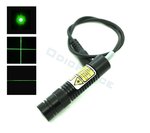 30mW Green (520nm) Locking Focus Direct Diode Laser Module Dot, Line and Cross (16mm, 12V) With PSU