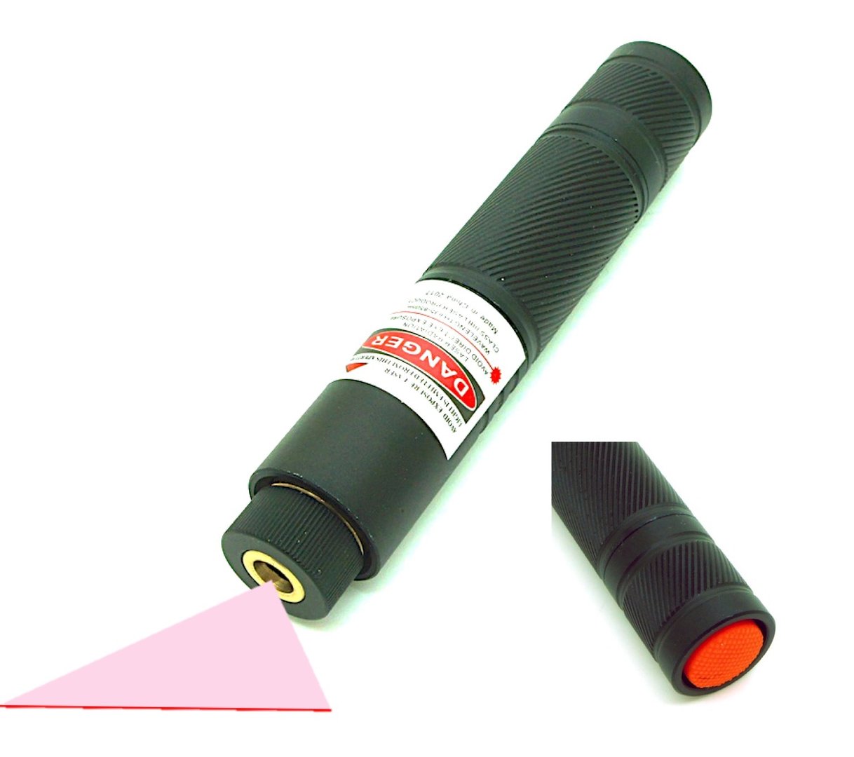 Portable Red Laser Line and Cross Projector (650nm 10mW) with Battery