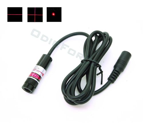 10mW Adjustable Locking Focus Red (635nm) Line Laser Module (12 x 42mm) 5V