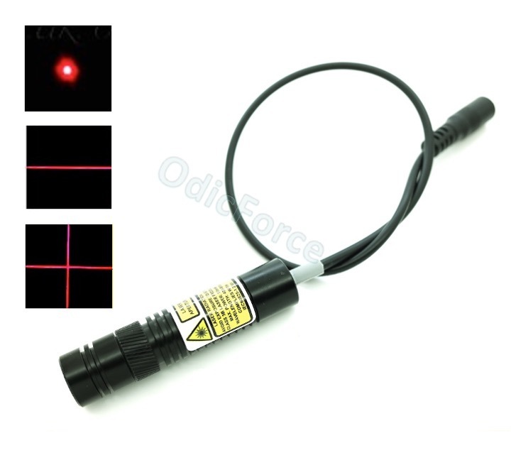 200mW Red Laser  Modules with Adjustable Locking Focus (16mm)