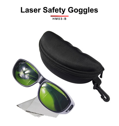 Laser Safety Goggles HM03 OD6 200-450nm 800-2000 (Blue,  Blu-ray and Near-Infared Lasers)