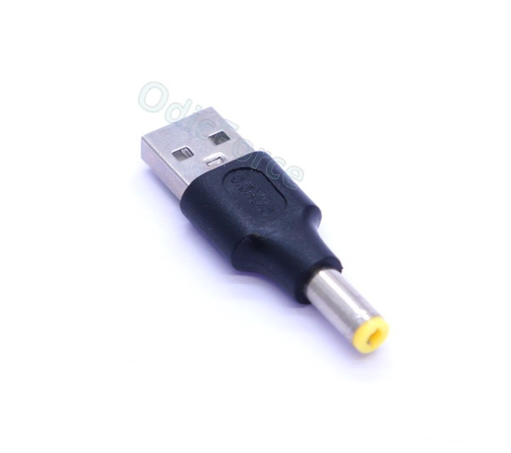 Powerbank Adaptor - USB A to 2.1mm x 5.5mm Plug